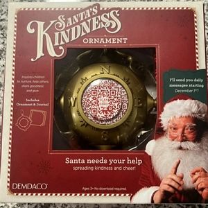 Demdaco Santa’s Kindness Ornament Interactive Kid’s Seasonal Fun Gift